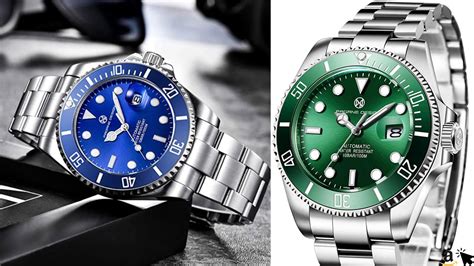 schweizer uhr sieht aus wie rolex submariner|8 Rolex Submariner Hommage Uhren Hersteller im Überblick.